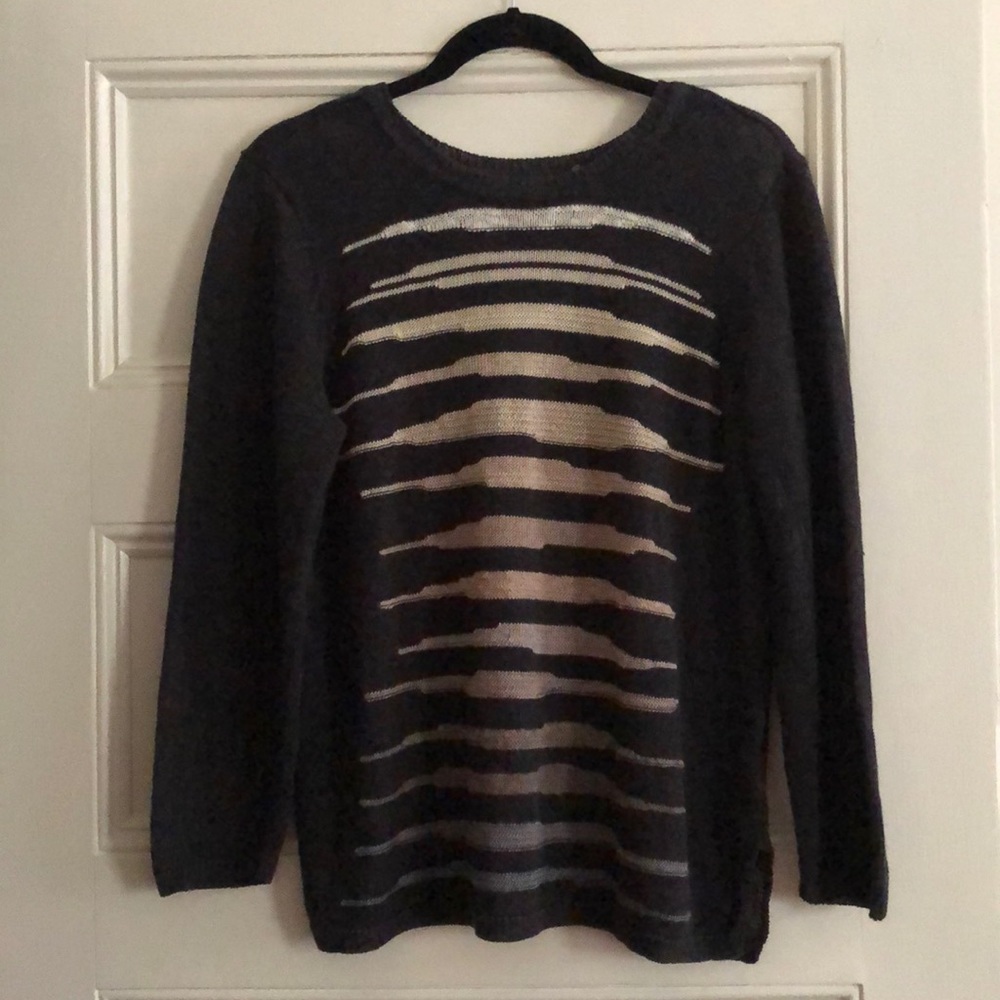 Nic & Zoe linen rayon sweater XL